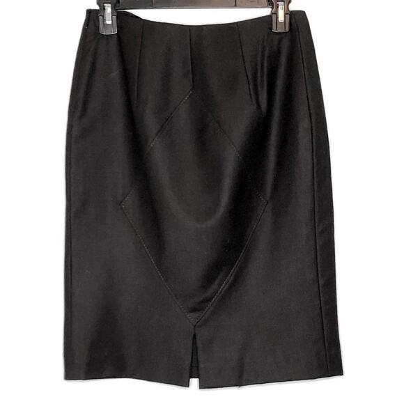 Valentino Cashmere Brown Pencil  Skirt  Size 6 - Picture 1 of 15